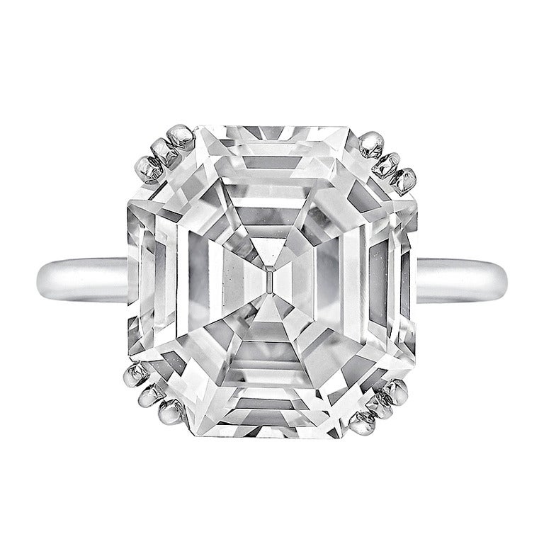 Cartier asscher cut clearance