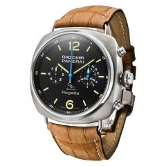 Panerai Titanium PAM 343 Radiomir Regatta 1/8 Second Wristwatch