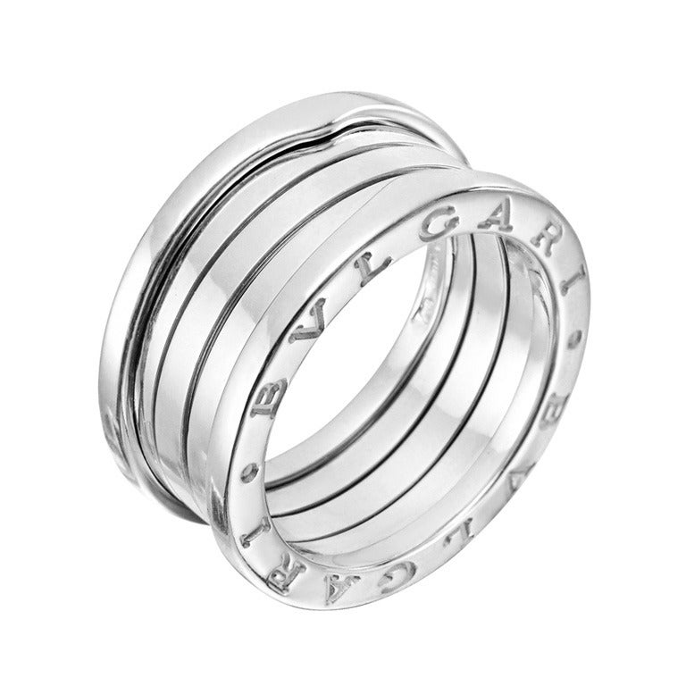 BULGARI ​B.Zero1 White Gold 3-Band Ring