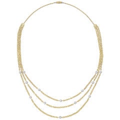 BUCCELLATI Gold
Diamond 3-Chain Necklace BUCCELLATI Gold
Diamond 3-Chain Necklace