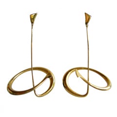 JUHA KOSKELA Gold Earrings