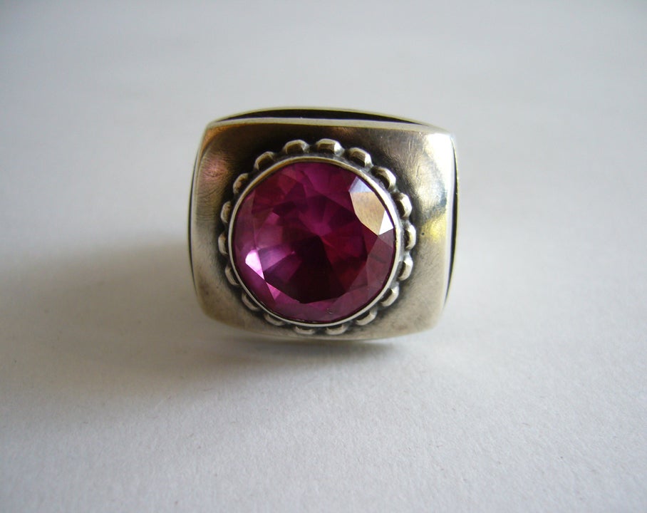 JAMES PARKER Sterling Ring at 1stdibs