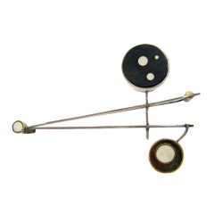 PETER MACCHIARINI Studio Constructivist Brooch