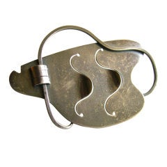 Paul Lobel Freeform Sterling Silver Brooch 10
