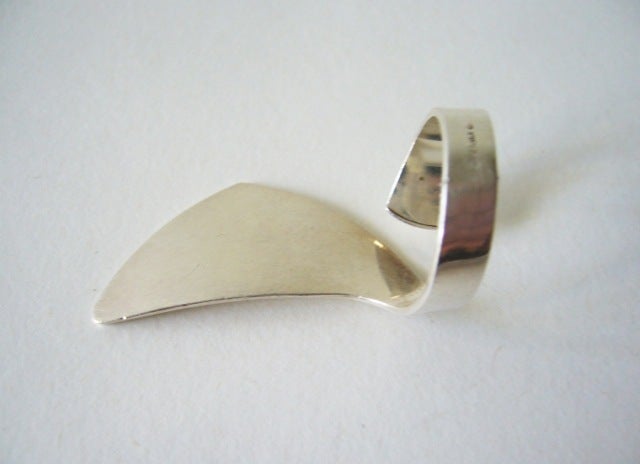 PEKKA PIEKAINEN Sterling Silver Ring In Good Condition In Palm Springs, CA