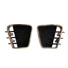 Vintage ROSENE Sterling Silver Modernist Cufflinks