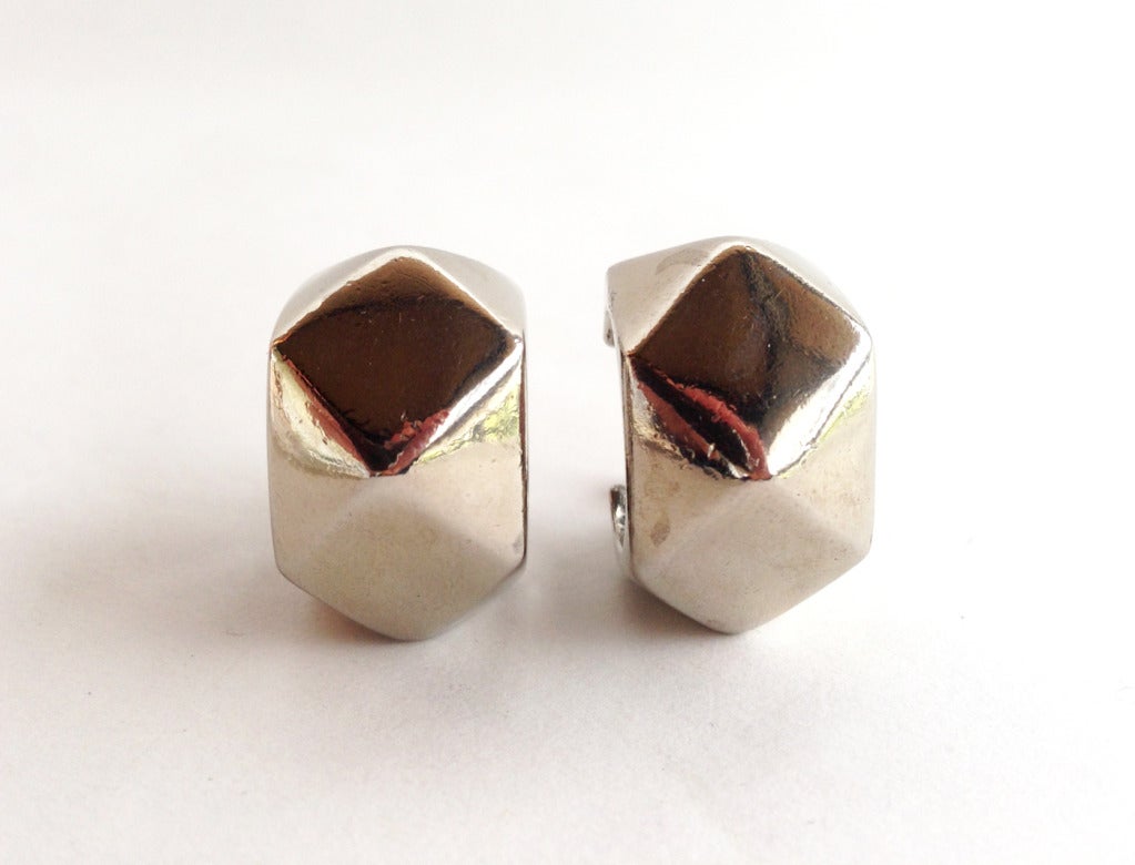 TAKASHI WADA Sterling Silver Hoop Earrings