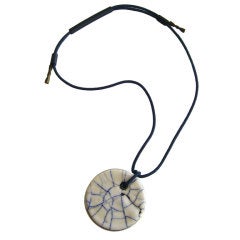 DOYLE LANE Ceramic Disc Necklace