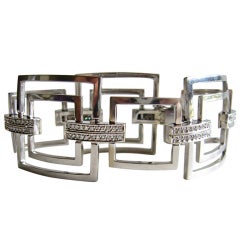 White Gold and Diamond Bracelet