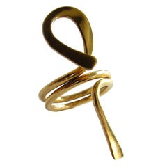 JEAN DINH VAN for CARTIER Gold Ankh Ring