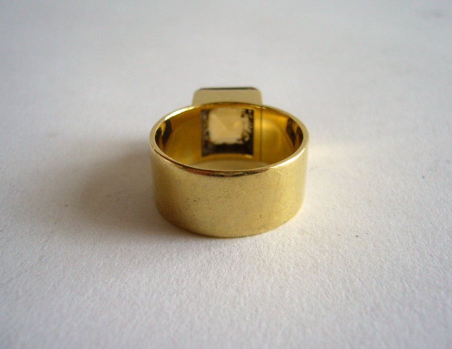 WIWEN NILSSON Gold and Citrine Ring 2