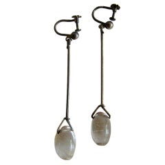 Retro VIVIANNA TORUN for Georg Jensen "Dew Drop" Earrings