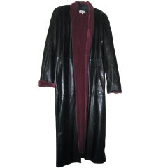 GIANNI VERSACE Vintage Leater Coat 8