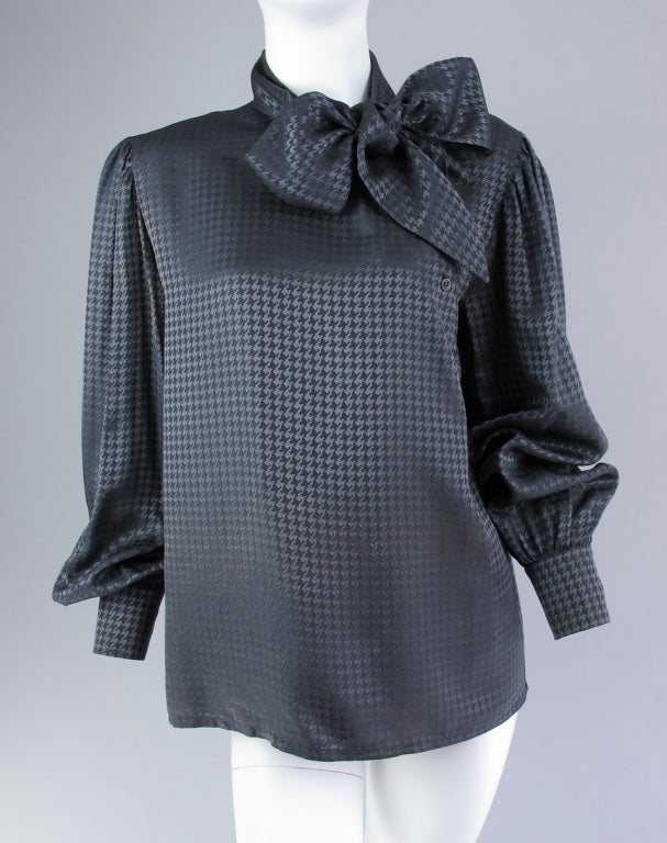 Guy Laroche bow tie blouse