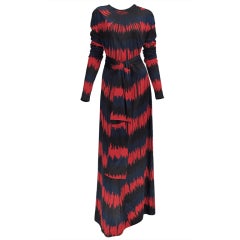 1977 Roberta di Camerino optical print dress 2