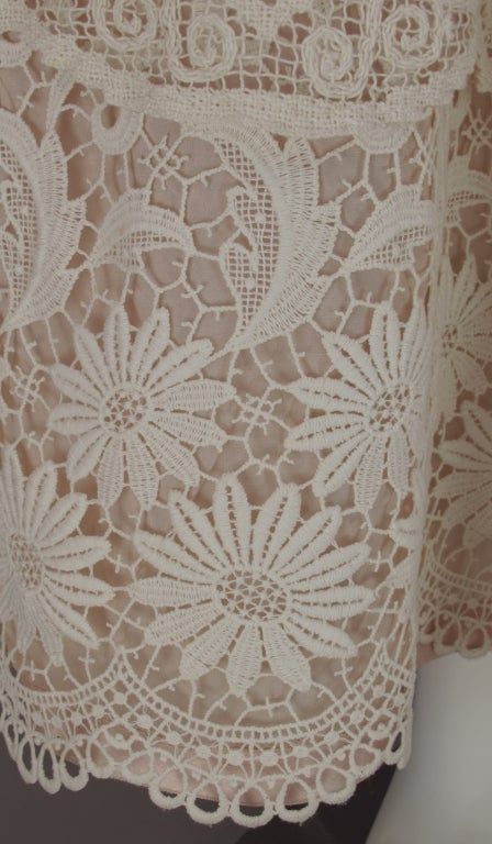 1960s boheimian lace luxe wedding dress 5