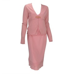 Prada 3pc silk & cashmere set