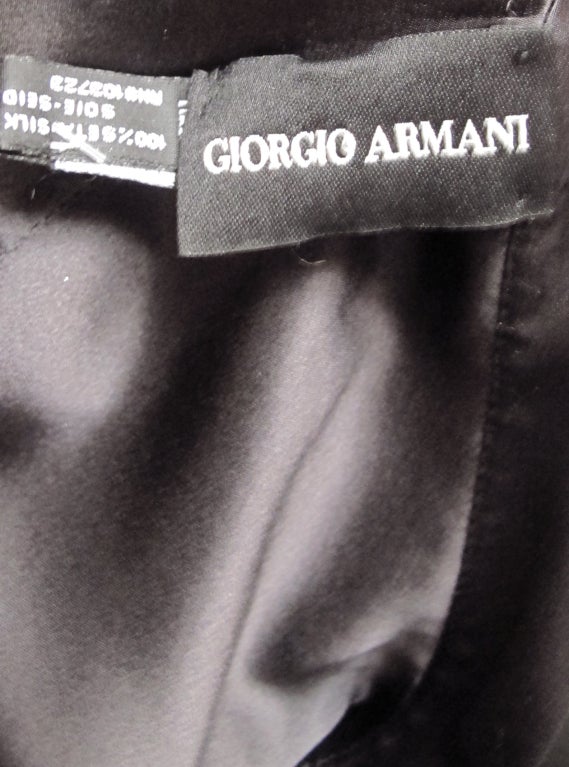 Georgio Armani floral silk tasseled shawl at 1stdibs