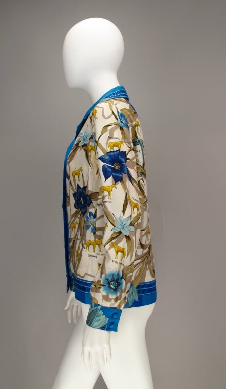1960s Hermes blouse La France Hippique 1854, Lenke Szechenzyl 3
