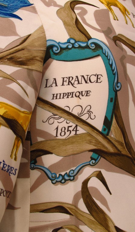 1960s Hermes blouse La France Hippique 1854, Lenke Szechenzyl 5