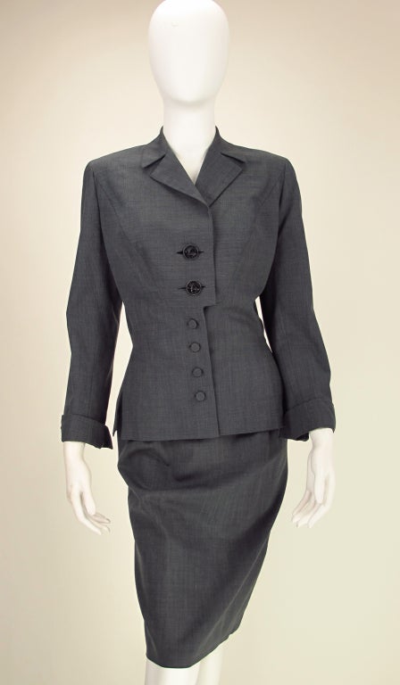 Women's Irene 1940s fine wool suit