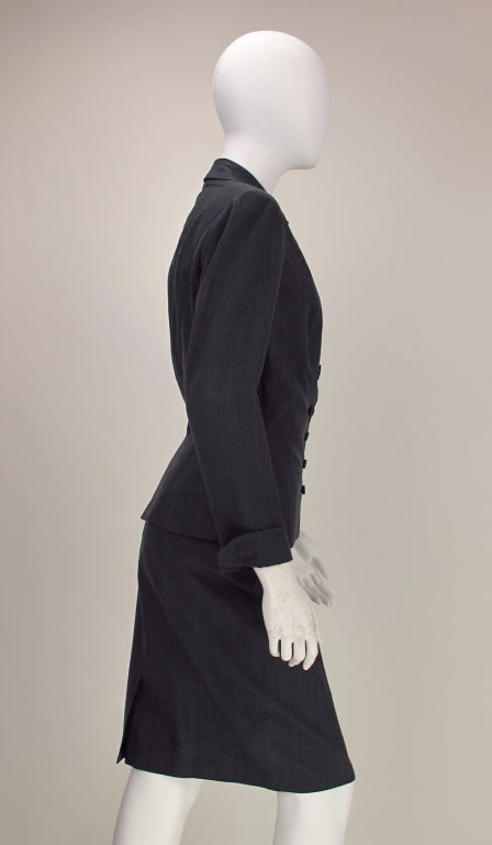 Irene 1940s fine wool suit 2