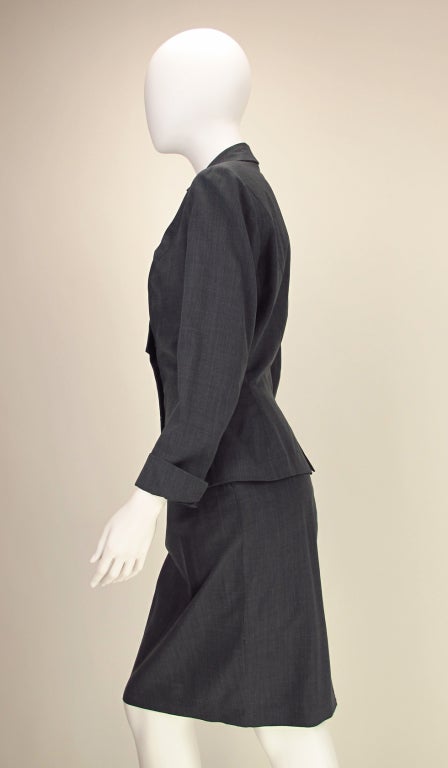 Irene 1940s fine wool suit 4