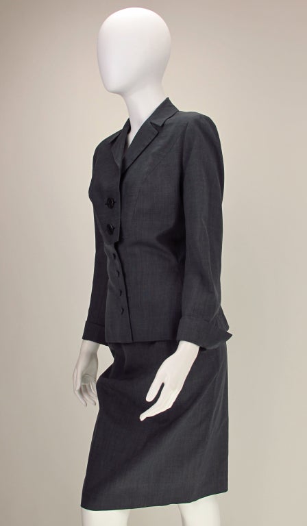 Irene 1940s fine wool suit 5