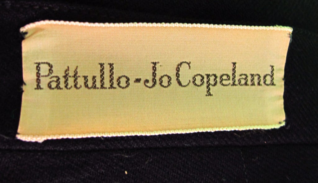 1940s Pattullo-Jo Copeland silk and wool dress 2