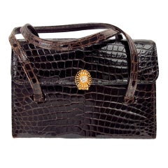 Saks fifth Ave 1960s Alligator handbag