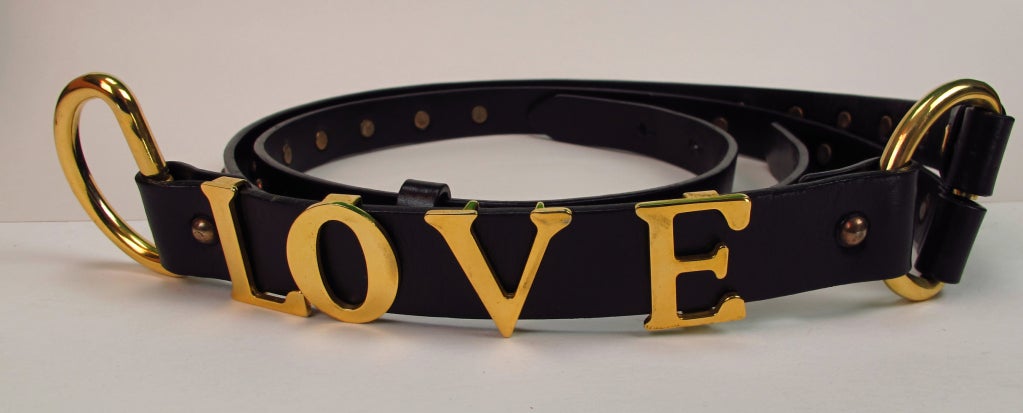 Dolce & Gabbana LOVE wrap belt In Excellent Condition In West Palm Beach, FL