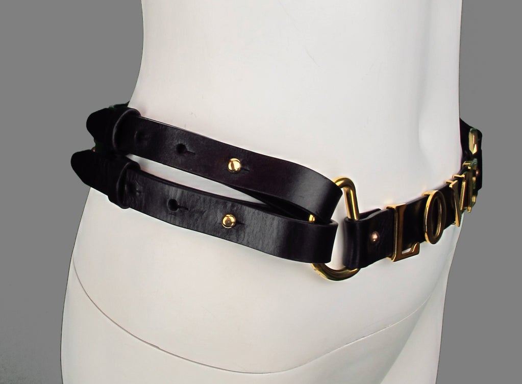 Dolce and Gabbana LOVE wrap belt at 1stdibs
