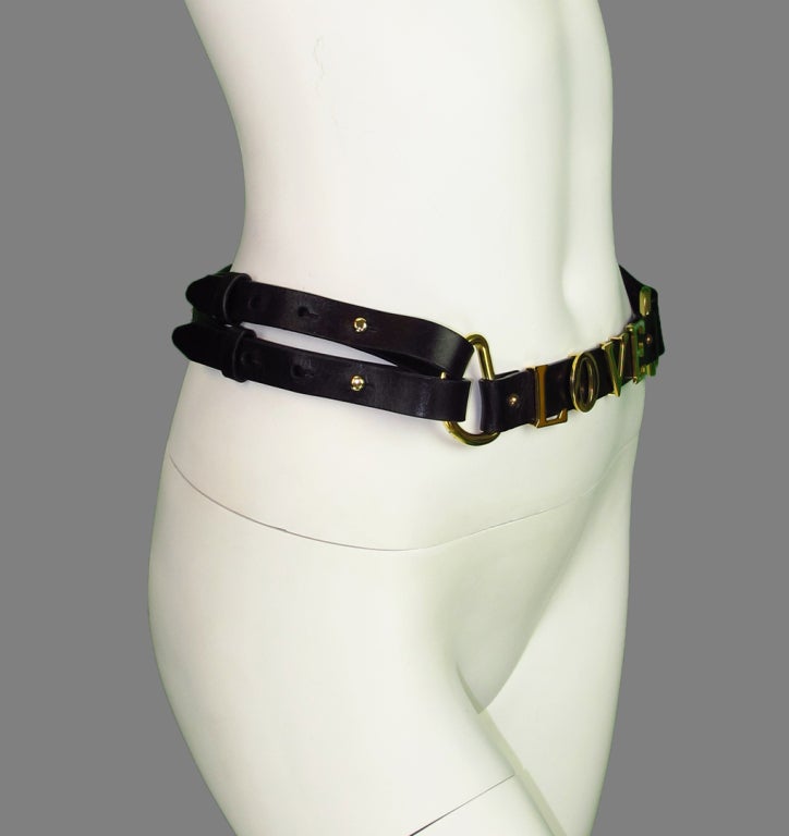 Dolce & Gabbana LOVE wrap belt 4