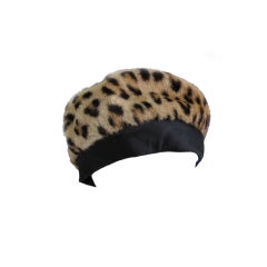 “Leopard” pill box hat