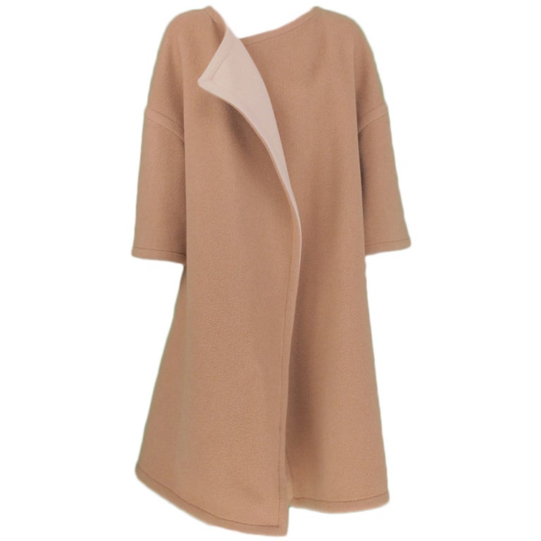 Double face wool/cashmere  reversible coat 1960s