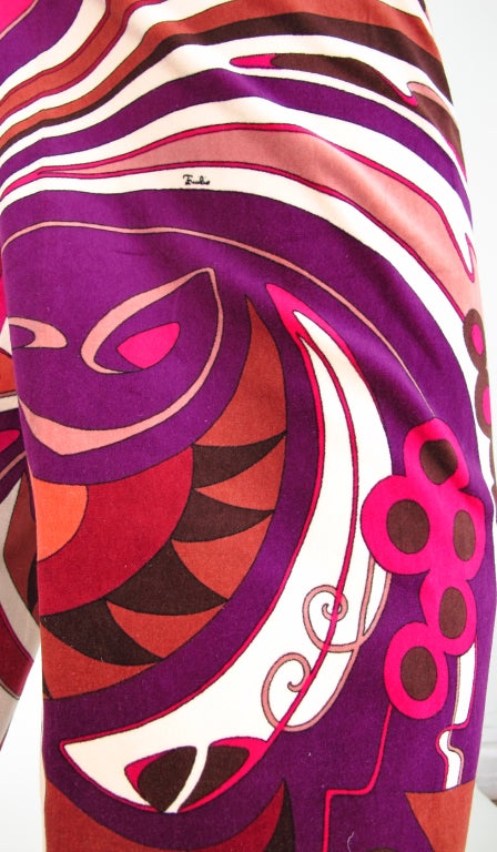 1960s Pucci  winter velvet trouseres 3