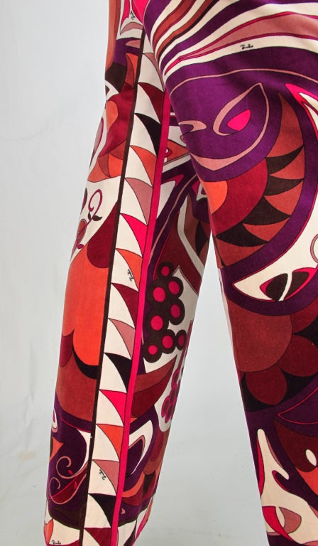 1960s Pucci  winter velvet trouseres 4