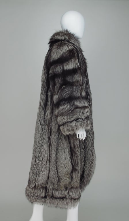 Women's 1990s Fabian, London Silver fox coat