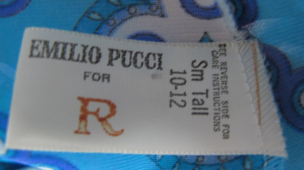 1960s Pucci Moorish print slip 4