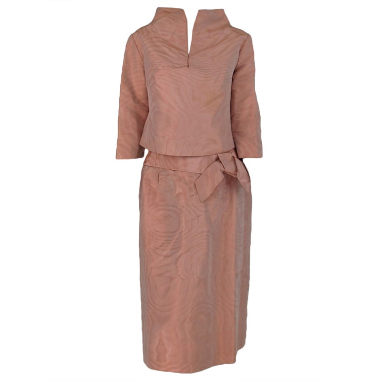 1960s Rare Patrick de Barentzen Couture ensemble Rome