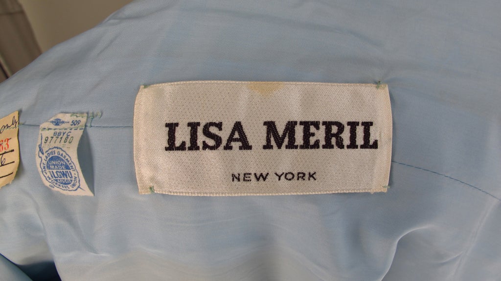 Rare Lisa Meril gown designed by Jo Copeland 1970s 4