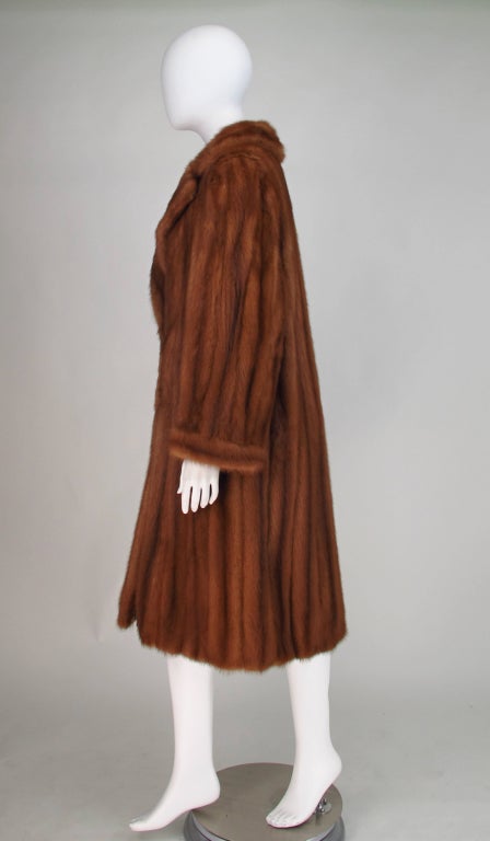 Maggy Rouff mink  coat 1960s 1