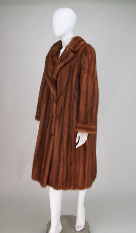 Maggy Rouff mink  coat 1960s 2