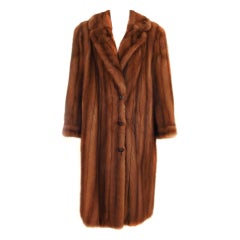 Vintage Maggy Rouff mink  coat 1960s