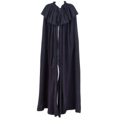 1970s Yves St Laurent YSL unlined flowing cape
