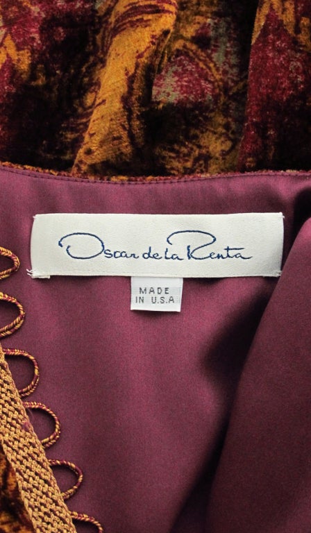 Oscar de la Renta Morrocan influenced velvet tunic 5