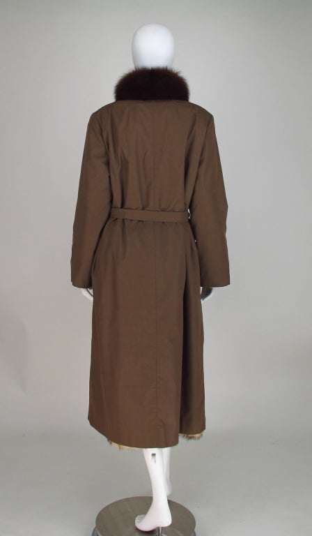 Sable trimmed fitch lined storm coat 2