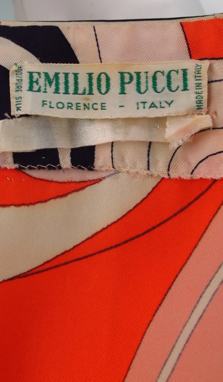 1960s Emilio Pucci silk twill evening pajama set 2
