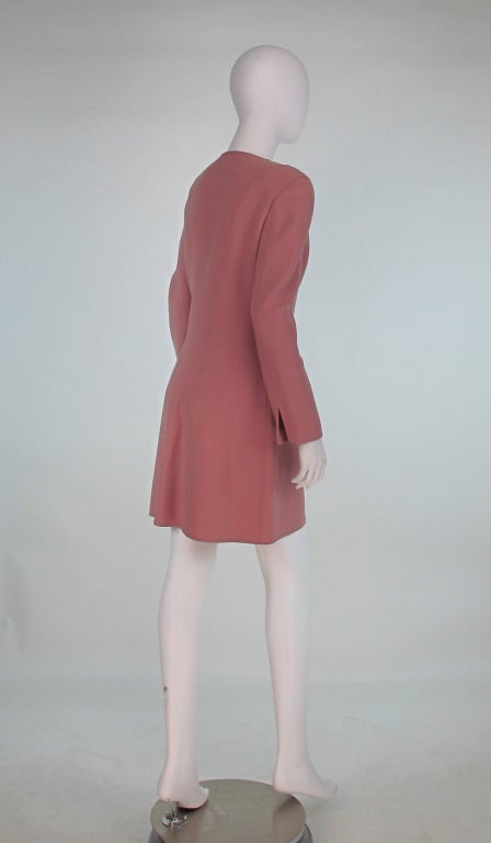 1970s Mila Schon wool coat dress In Excellent Condition In West Palm Beach, FL