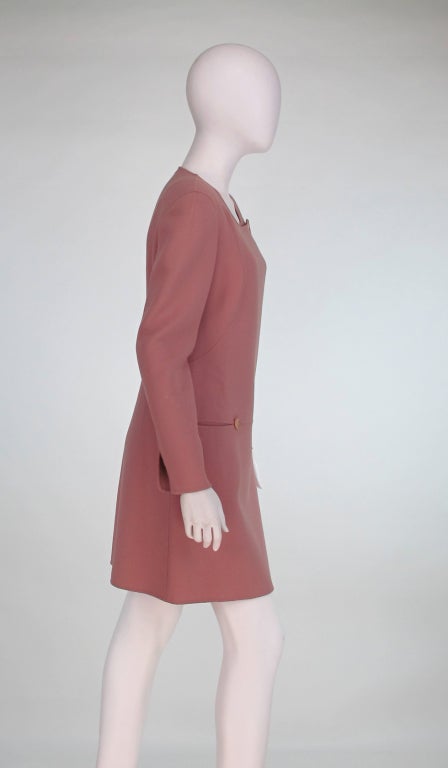 1970s Mila Schon wool coat dress 4